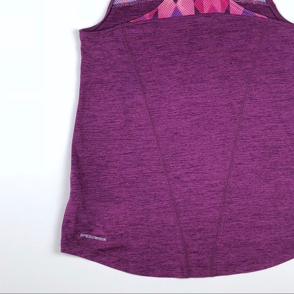 Reebok Speedwick Geometric Mesh Racerback … - Picture 5 of 8